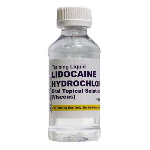 Training Liquid, Lidocaine 2 ORAL Viscous (100mL) Mockmeds