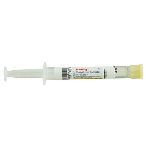 Training Pre-Filled Syringe, Morphine Sulfate injection 4mg/mL (1mL Syringe)