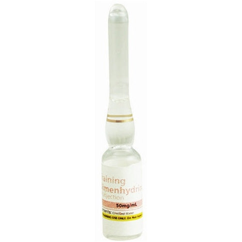 Training Ampule, Dimenhydrinate HCl 50mg/mL (1mL amp)