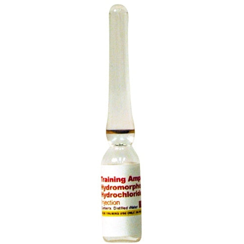 Training Ampule, Hydromorphone Hydrochloride Injection 10mg/mL (1mL Ampule)