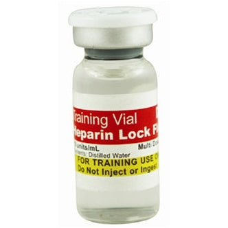 Training Vial, Heparin Flush