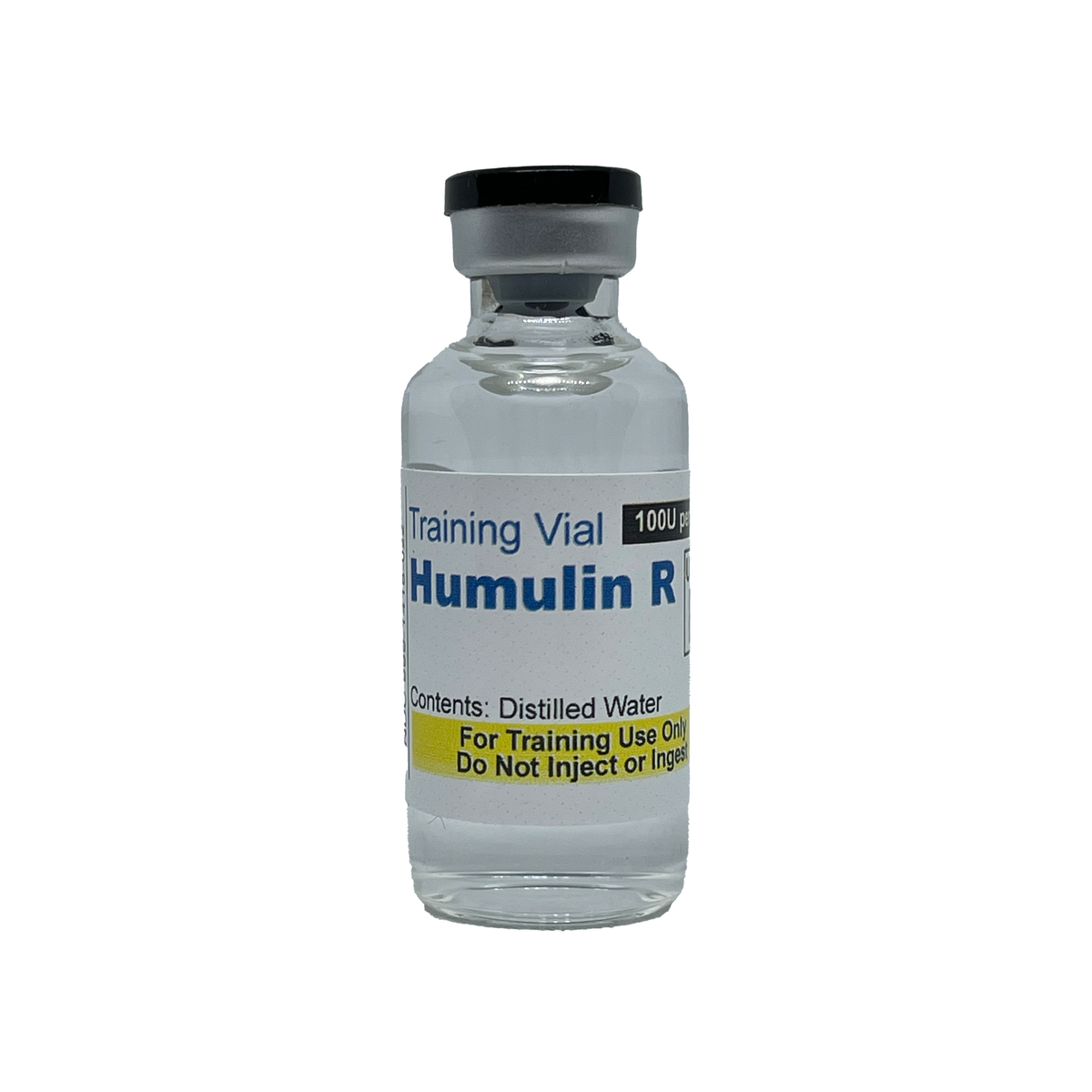 Training Vials, Humulin R 100U/mL – Mockmeds
