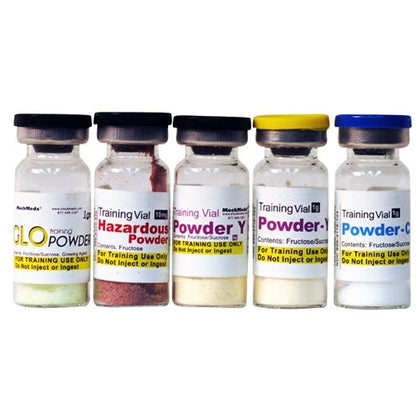 Training Vials, Powder Variety Pak (25 vials)