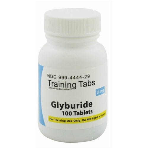 Training Tablets, Glyburide 3 mg