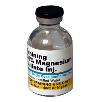 Training Vials, 50% Magnesium Sulfate 1gm/2mL (4mEq Mg ++/mL)