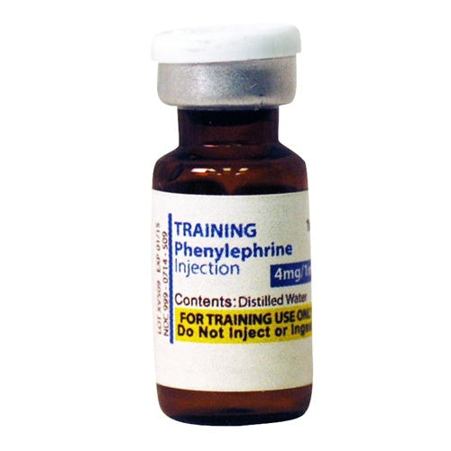 Training Vial, Phenylephrine 4mg/mL (1mL vial)