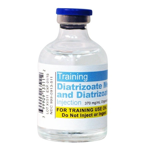 Training Vial, Diatrizoate Meglumine and Diatrizoate Sodium Injection 370mg/mL (50mL vial)