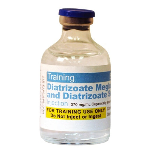 Training Vial, Diatrizoate Meglumine and Diatrizoate Sodium Injection 370mg/mL (50mL Vial) EXPIRED
