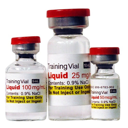 Training Vial, Labetalol HCl 100mg/20mL (5mg/mL) 20mL Clear Vial – Mockmeds