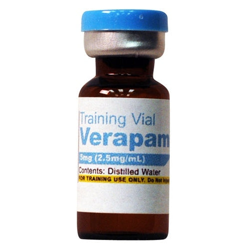 Training Vial, Verapamil HCl Injection 5mg (2.5mg/mL) 2mL Vial