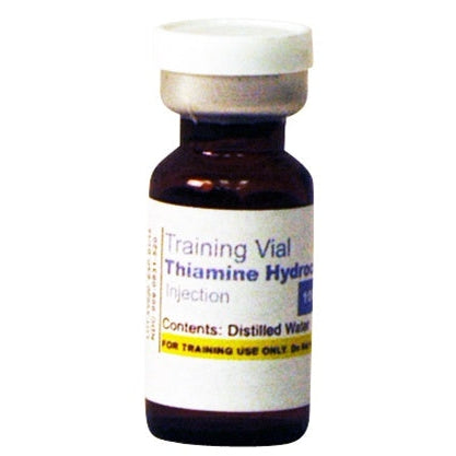 Training Vial, Thiamine HCl Injection 100mg/mL (2mL tinted vial)