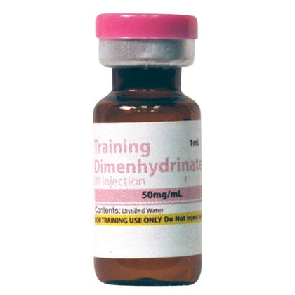 Training Vial, Dimenhydrinate 50mg/mL (2mL vial)